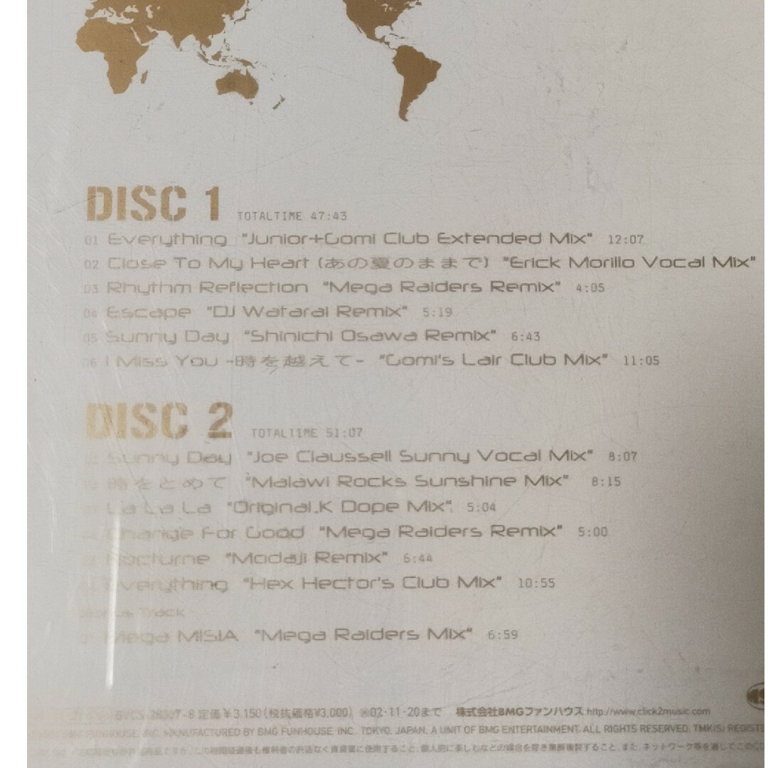 「MISIA REMIX 2002 WORLD PEACE」MISIA エンタメ/ホビーのCD(ポップス/ロック(邦楽))の商品写真