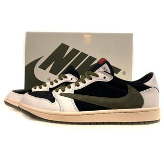 WMNS AIR JORDAN 1 LOW OG SP ウィメンズ エアジョーダン1ロー Medium Olive ミディアムオリーブ トラヴィススコット DZ4137-106 Size 27cm (US10)(スニーカー)