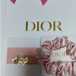 クリスチャンディオール(Christian Dior)の[チャーム⑥]MissDiorブレスレット＆シュシュ＆リボン付きショップ袋(ヘアゴム/シュシュ)