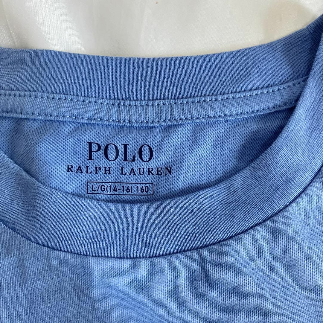 POLO RALPH LAUREN(ポロラルフローレン)のPOLO Ralph Lauren Tシャツ　ポロベア　半袖　ライトブルー　男女 キッズ/ベビー/マタニティのキッズ服男の子用(90cm~)(Tシャツ/カットソー)の商品写真