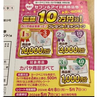 専用出品　懸賞　1口　カバヤ　懸賞応募(その他)