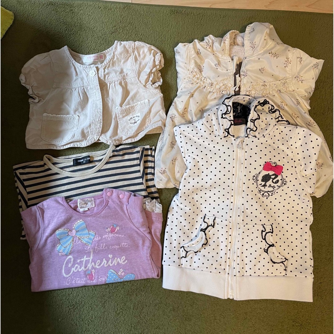 Barbie(バービー)の女の子90サイズまとめ40着 キッズ/ベビー/マタニティのキッズ服女の子用(90cm~)(Tシャツ/カットソー)の商品写真