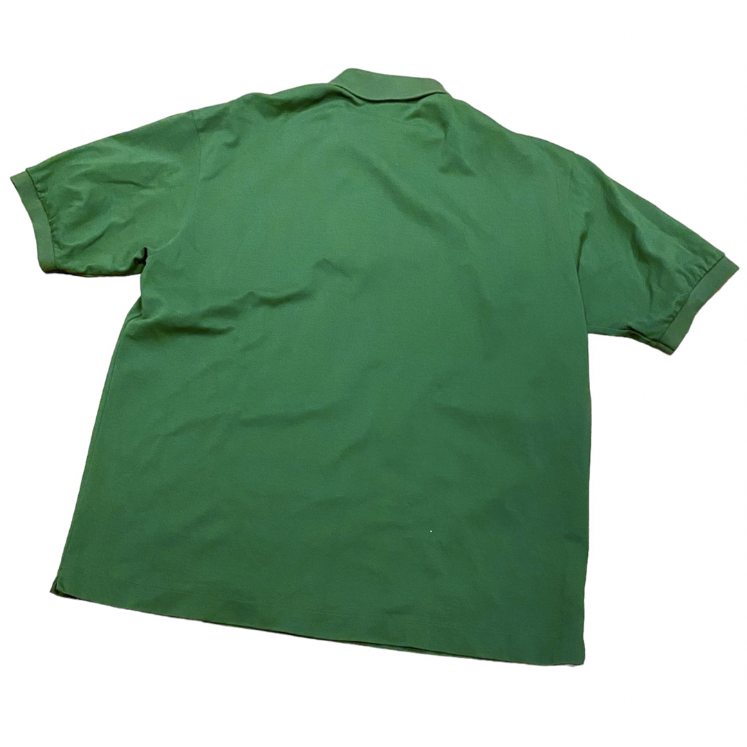 LACOSTE(ラコステ)の【大人気】LACOSTE ポロシャツ 大きいサイズ 文字ワニ グリーン 希少品 メンズのトップス(ポロシャツ)の商品写真
