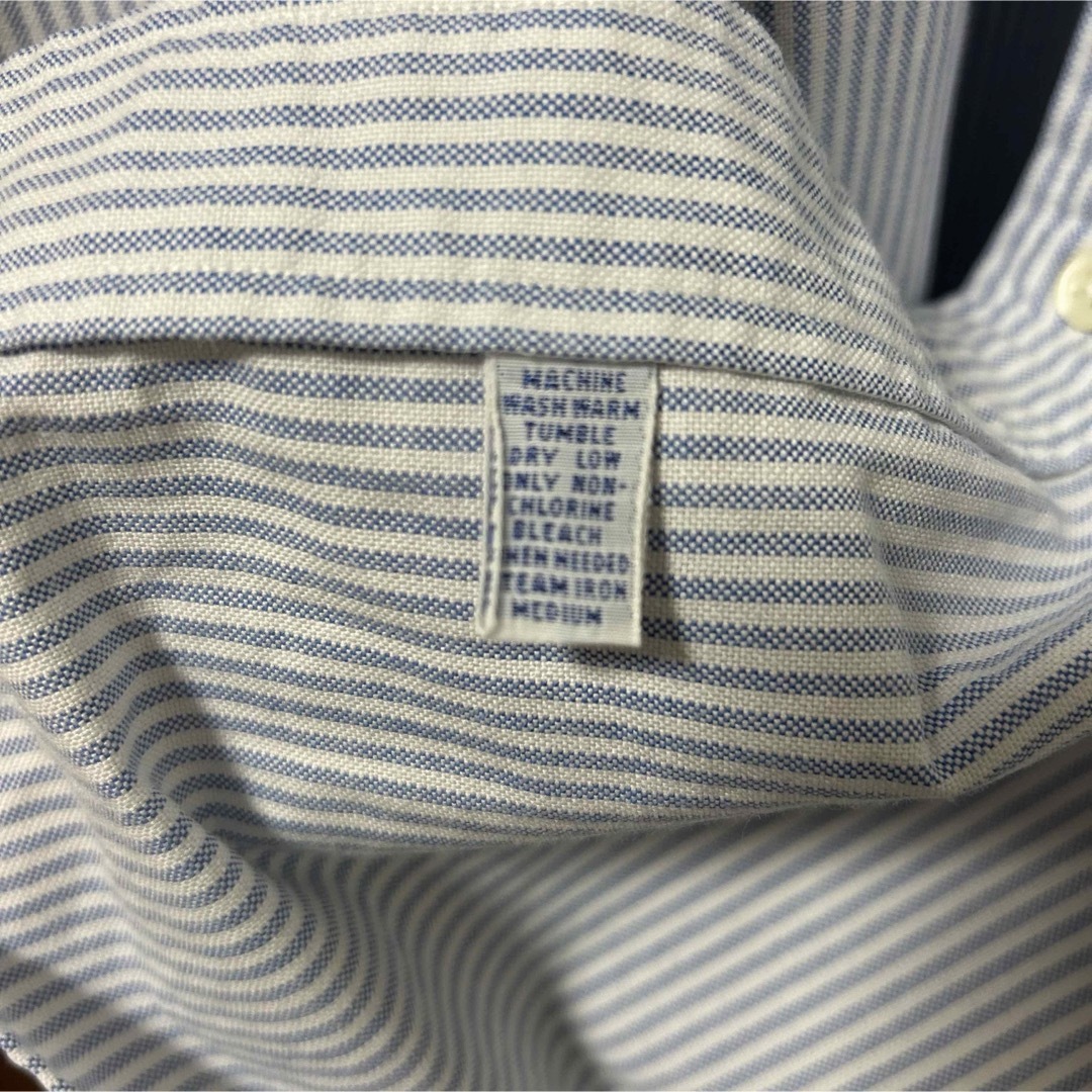 POLO RALPH LAUREN(ポロラルフローレン)の【美品】90s ラルフローレン the big oxford ストライプ ブルー メンズのトップス(シャツ)の商品写真