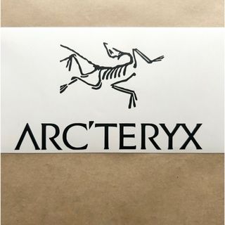 アークテリクス(ARC'TERYX)の◆13㎝◆ARC'TERYX アークテリクス ステッカー◆マットブラック◆黒◆(その他)