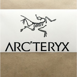 ARC'TERYX - ARC'TERYX アークテリクス ステッカー　　◆13㎝◆マットブラック◆黒◆