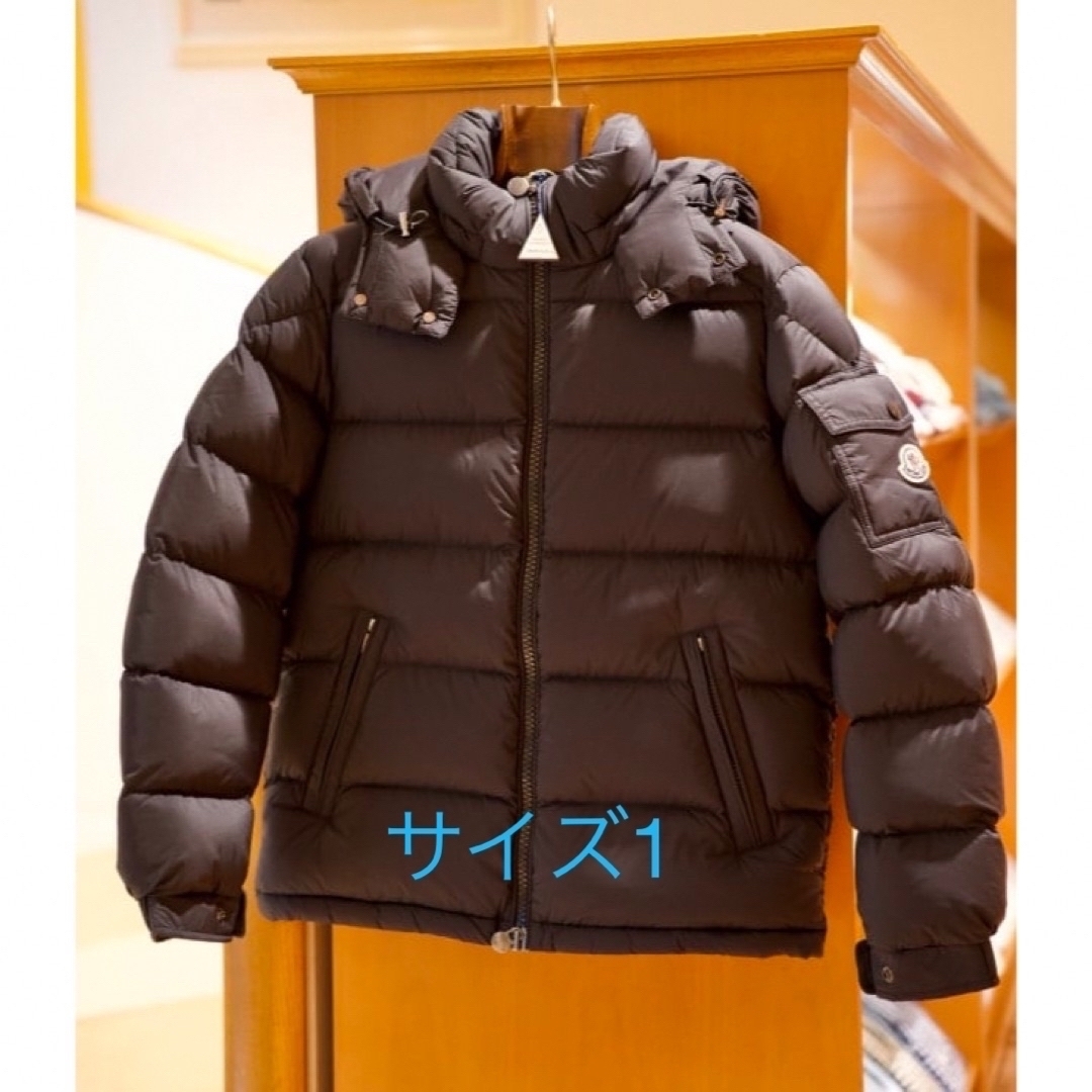 MONCLER(モンクレール)のモンクレール　ビームス別注　MAYA マットナイロンブラック　サイズ1 メンズのジャケット/アウター(ダウンジャケット)の商品写真