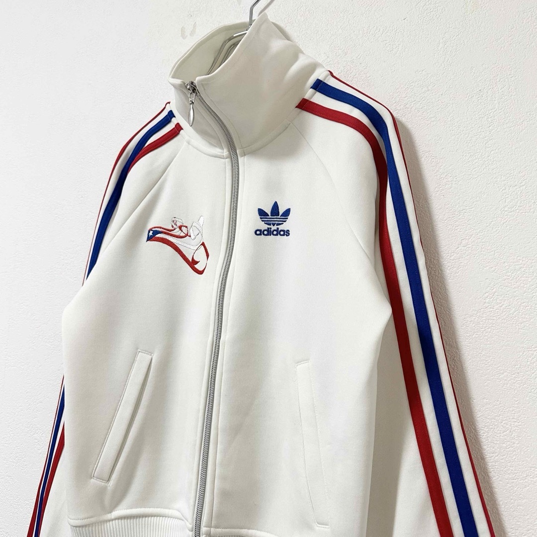 adidas(アディダス)の極美品★adidas/アディダス★ジャージ★プエルトリコ/サンファン★白赤青★M レディースのトップス(その他)の商品写真