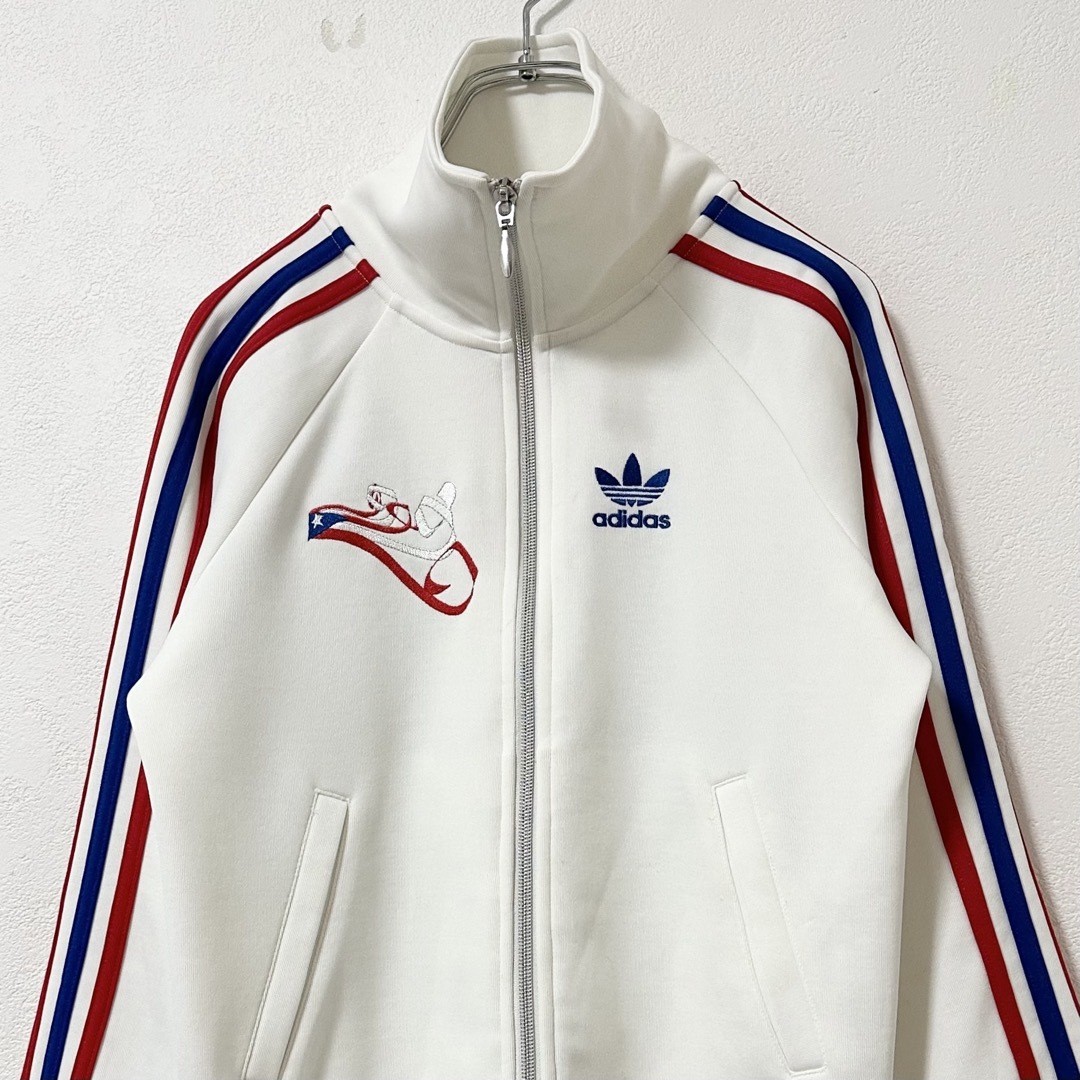 adidas(アディダス)の極美品★adidas/アディダス★ジャージ★プエルトリコ/サンファン★白赤青★M レディースのトップス(その他)の商品写真