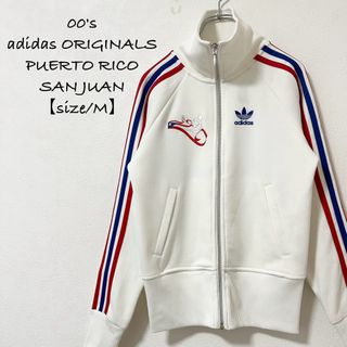 アディダス(adidas)の極美品★adidas/アディダス★ジャージ★プエルトリコ/サンファン★白赤青★M(その他)