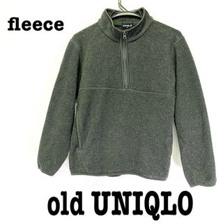 ユニクロ(UNIQLO)の美品【 old UNIQLO 】 フリースジャケット　プルオーバーフリース(ブルゾン)