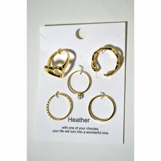 ヘザー(heather)の新品 Heather ヘザー 5Pアソートセットリング 指輪 レディース 未使用(リング(指輪))