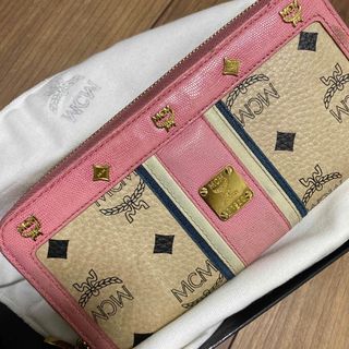 エムシーエム(MCM)の値下げ　MCM 箱付き　韓国　お財布　ロゴ(財布)