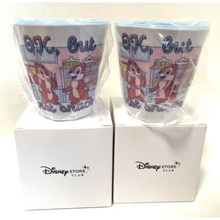 ディズニー(Disney)のチップ&デール メラミンカップ ２個 セット ディズニーストア 特典(キャラクターグッズ)