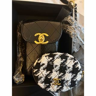 CHANEL - 箱付き CHANEL ノベルティ スマホ ショルダー バッグ ポーチ シャネル