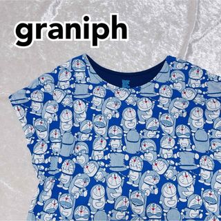 graniph グラニフ ドラえもん コラボ ワンピース Fサイズ 総柄