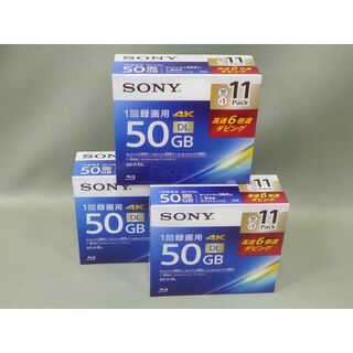 ソニー(SONY)の✿5月の販売を開始！！　SONY   BD-R・DL　50GB 6倍速　33枚(その他)