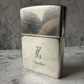 ジッポー(ZIPPO)の限定品 未使用 zippo スターリングシルバー 2002 ジッポ(タバコグッズ)