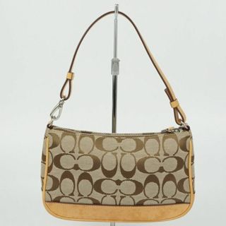 コーチ(COACH)のCOACH コーチ シグネチャー アクセサリーポーチ  6094 ベージュ(その他)