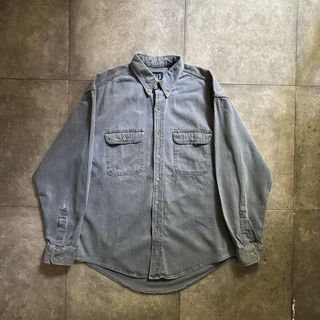 ギャップ(GAP)の90s old GAP オールドギャップ デニムシャツ ブラック L(シャツ)