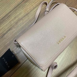 フルラ(Furla)のフルラ　トラベルポーチ　ショルダー　ピンクベージュ　(ショルダーバッグ)