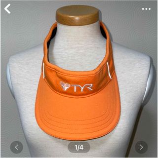 ティア(TYR)の最安値❣️TYR    レディース　帽子　サンバイザー　オレンジ　日焼け防止(その他)