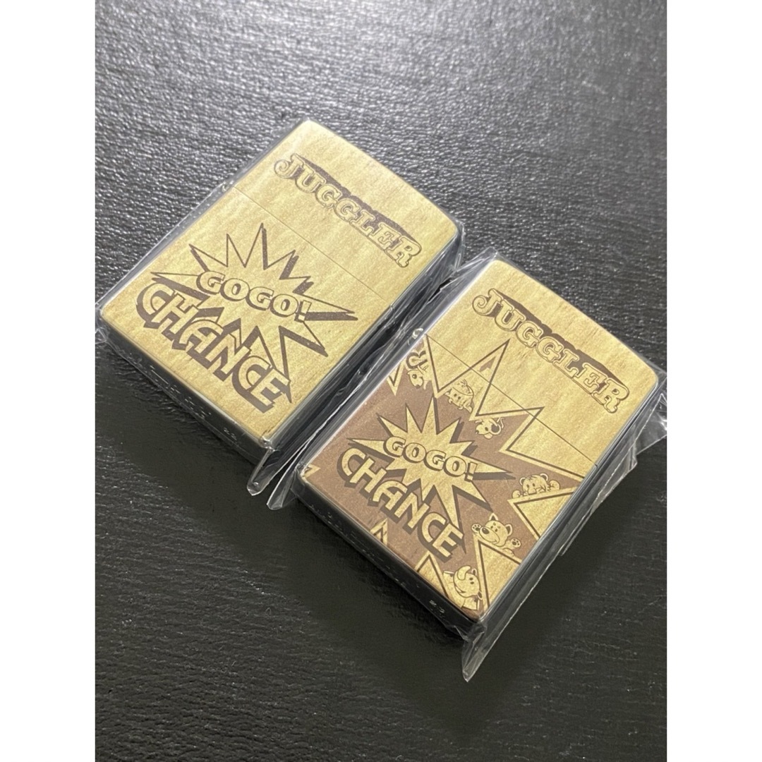 zippo ジャグラー 両面デザイン 2点 2022年製 2023年製 エンタメ/ホビーのテーブルゲーム/ホビー(パチンコ/パチスロ)の商品写真