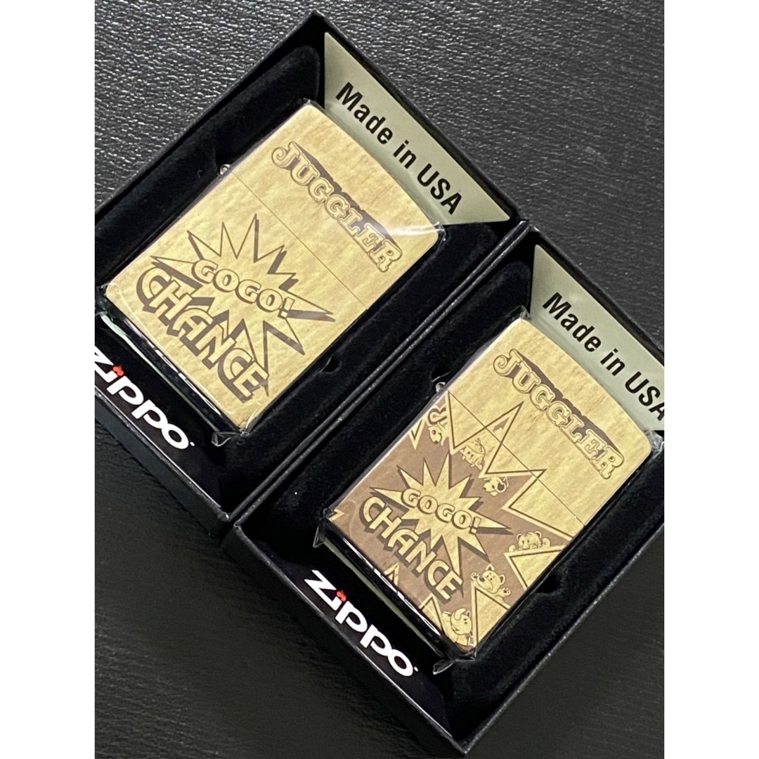 zippo ジャグラー 両面デザイン 2点 2022年製 2023年製 エンタメ/ホビーのテーブルゲーム/ホビー(パチンコ/パチスロ)の商品写真