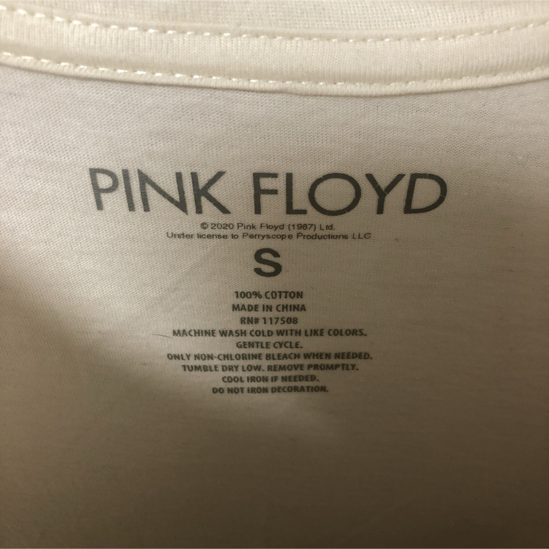 PINK FLOYD ピンクフロイド バンドtシャツ 半袖 白 ホワイト 古着 メンズのトップス(Tシャツ/カットソー(半袖/袖なし))の商品写真