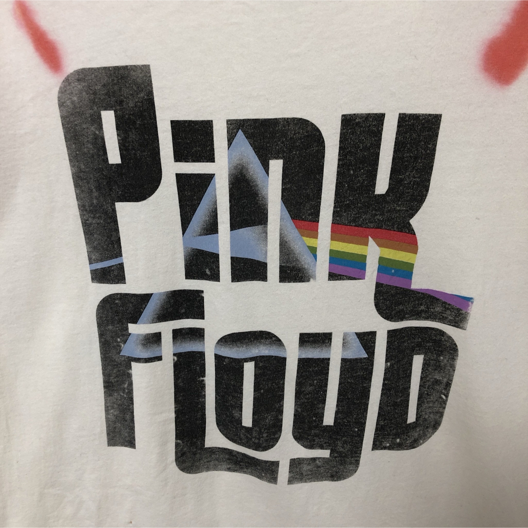 PINK FLOYD ピンクフロイド バンドtシャツ 半袖 白 ホワイト 古着 メンズのトップス(Tシャツ/カットソー(半袖/袖なし))の商品写真