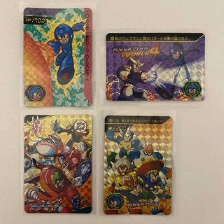 バンダイ(BANDAI)のロックマン　カード4枚セット　90年代　レトロ(カード)