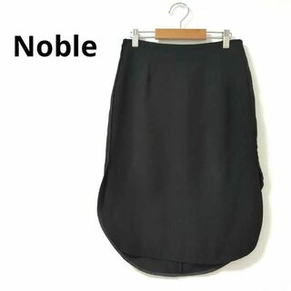 ノーブル(Noble)の【Noble】ノーブル 34 タイトスカート サイドスリット オフィス 日本製(ひざ丈スカート)