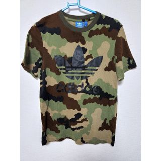 アディダス(adidas)のadidas　アディダス　ビックトレフォイルロゴ　カモフラ　Tシャツ　S(Tシャツ/カットソー(半袖/袖なし))