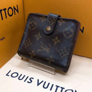 ルイヴィトン(LOUIS VUITTON)の【極美品】ヴィトン 61667 三つ折り モノグラム ポルトモネ ユニセックス(財布)