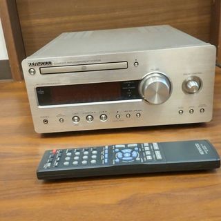 ケンウッド(KENWOOD)のKENWOOD CDプレイヤー レシーバー R-K711 リモコン付き(ポータブルプレーヤー)