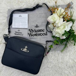 ヴィヴィアンウエストウッド(Vivienne Westwood)の未使用 入手困難 ヴィヴィアン ショルダーバッグ サフィアーノ ネイビー(ショルダーバッグ)