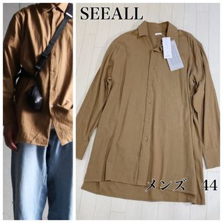 SEEALL シーオール ESSENTIAL B SHIRTS ロングシャツ(シャツ)