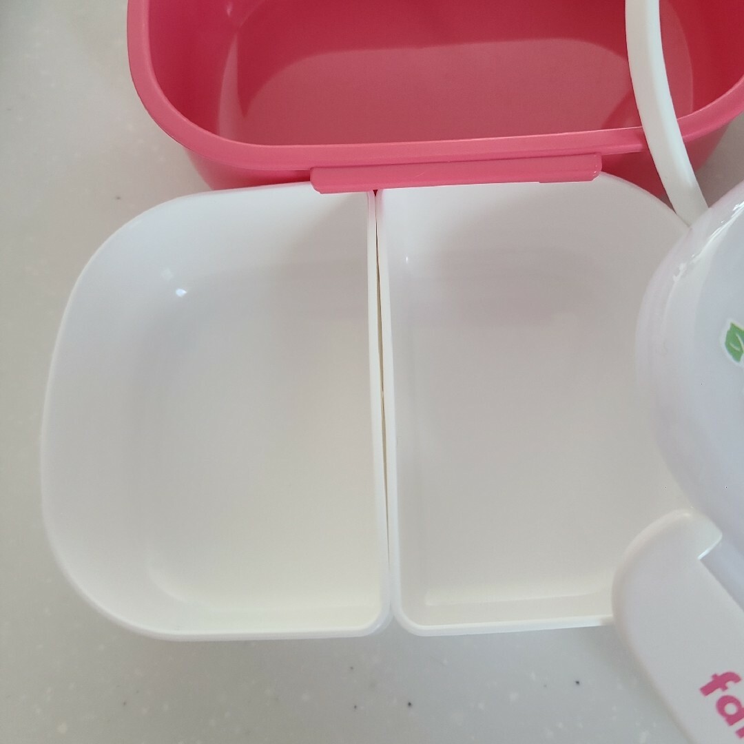 familiar - ファミリア お弁当箱 ランチボックス ピンクの通販 familiar - ファミリア お弁当箱 ランチボックス ピンクの通販