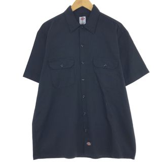 Dickies - 古着 ディッキーズ Dickies 半袖 ワークシャツ メンズL /eaa436701