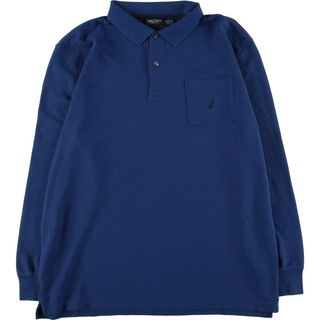 ノーティカ(NAUTICA)の古着 ノーティカ NAUTICA 長袖 ポロシャツ メンズXXL /eaa413894(ポロシャツ)