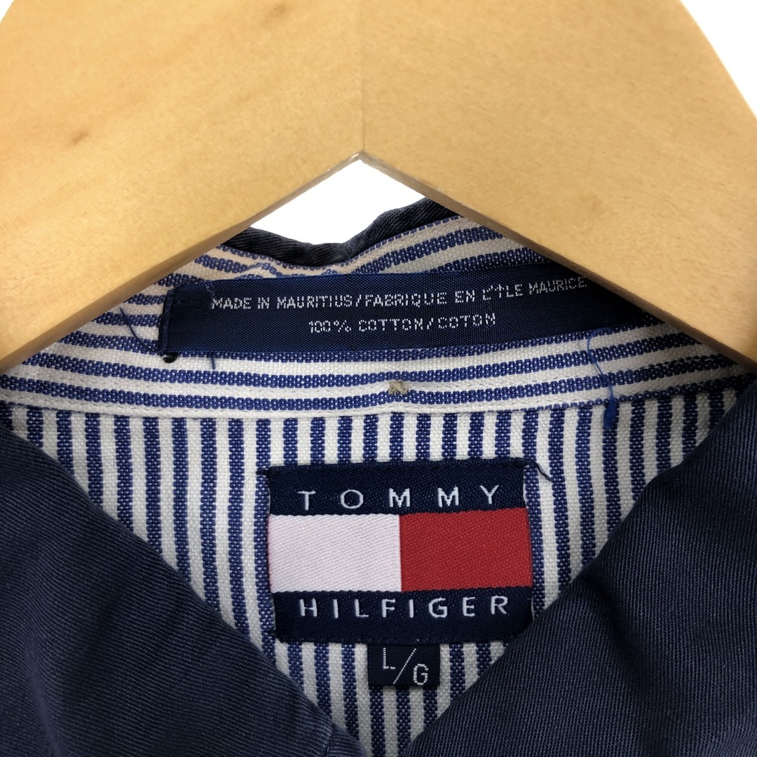 TOMMY HILFIGER(トミーヒルフィガー)の古着 90年代 トミーヒルフィガー TOMMY HILFIGER 長袖 ボタンダウンシャツ メンズL ヴィンテージ /eaa433688 メンズのトップス(シャツ)の商品写真