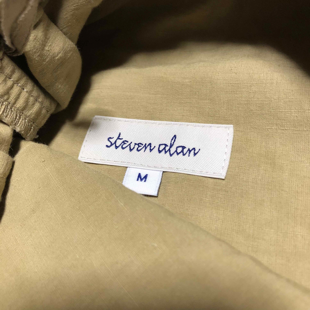 steven alan(スティーブンアラン)の【美品】steven alanスティーブンアラン ワイドイージーパンツ M 綿麻 レディースのパンツ(その他)の商品写真