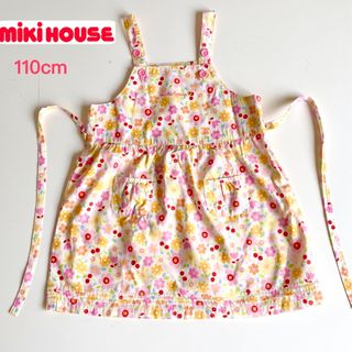 ミキハウス(mikihouse)のMIKIHOUSE ミキハウス エプロン 100 キッズ 子供 花柄 女の子(その他)