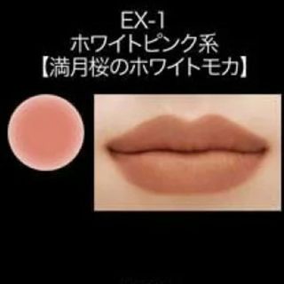 ケイト(KATE)のKATE 限定 東京夜喫茶 スチームマットヌードリップ EX-1満月桜のホワイト(口紅)