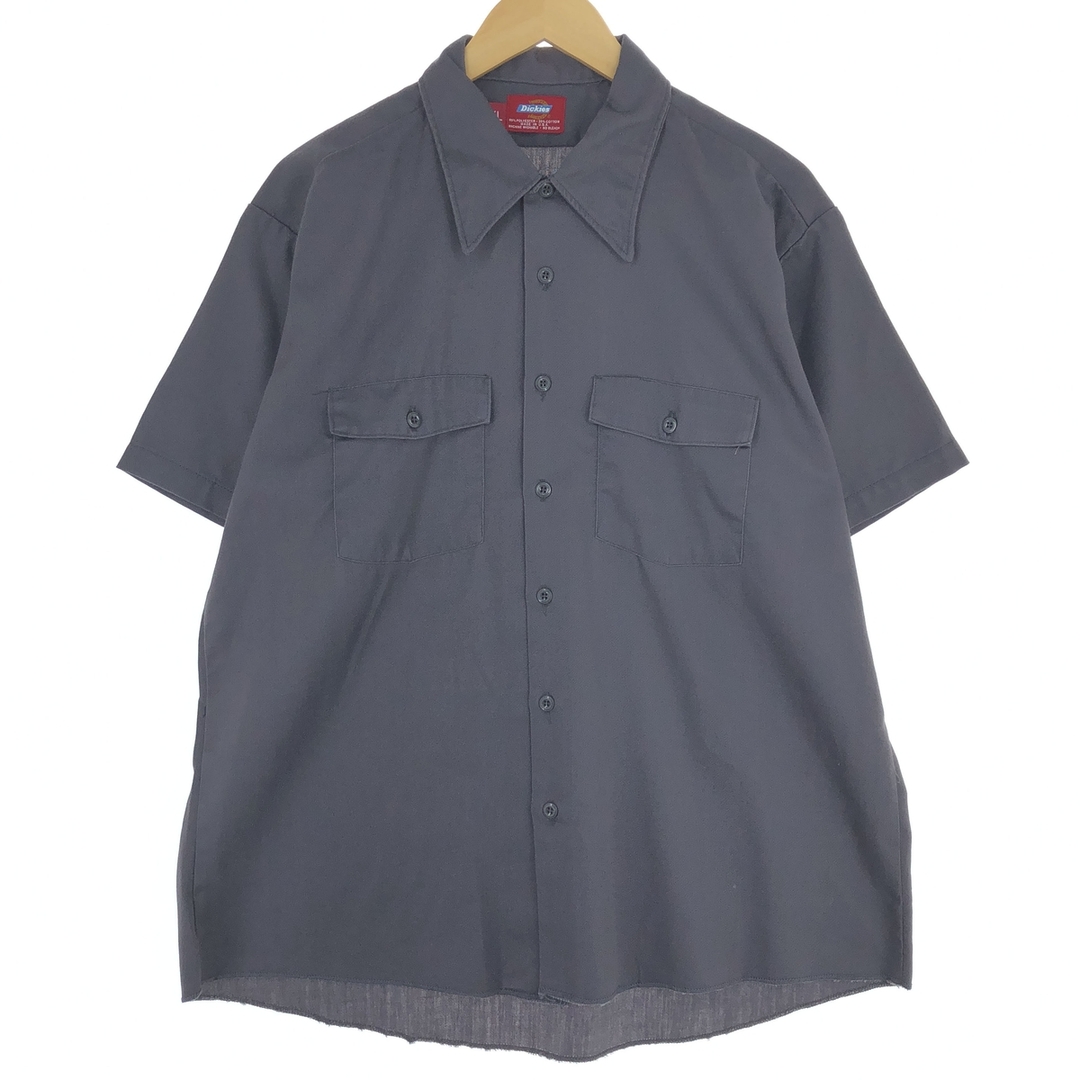 Dickies(ディッキーズ)の古着 70年代 ディッキーズ Dickies 半袖 ワークシャツ USA製 メンズXL ヴィンテージ /eaa436705 メンズのトップス(シャツ)の商品写真