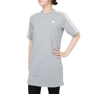 adidas - アディダス adidas レディース 半袖Tシャツ レディース スリーストライプ