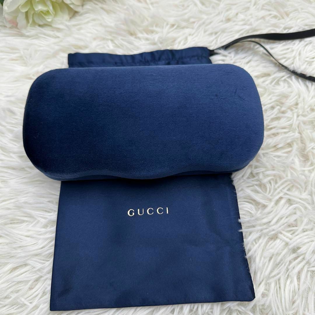 Gucci(グッチ)の未使用 入手困難 GUCCI サングラス ディアドロップ ダブルブリッジ メンズのファッション小物(サングラス/メガネ)の商品写真