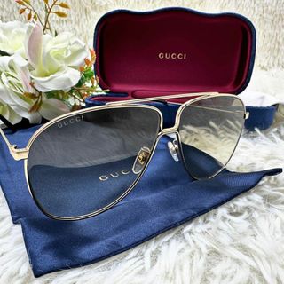 グッチ(Gucci)の未使用 入手困難 GUCCI サングラス ディアドロップ ダブルブリッジ(サングラス/メガネ)