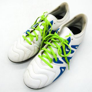 アディダス(adidas)のアディダス サッカースパイク エックス15.3HGLE s74643 靴 シューズ 白 メンズ 25.5サイズ ホワイト adidas(スニーカー)