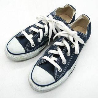 コンバース(CONVERSE)のコンバース スニーカー ローカット キャンバス オールスターOX M9697 靴 シューズ レディース 22サイズ ブルー CONVERSE(スニーカー)